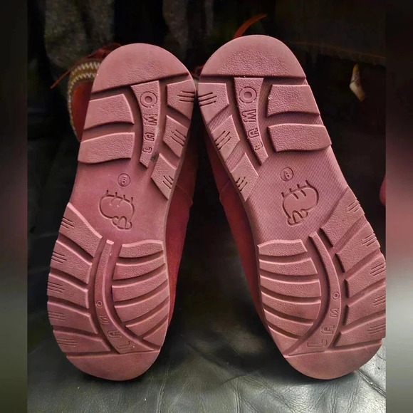 Lamo women's madelyn Faux Fur Linning knee Length Boot Burgundy sz 9US - Picture 5 of 7